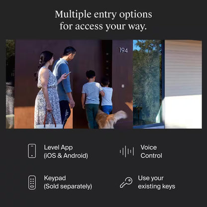 Bolt (Wi-Fi) Smart Lock Single Cylinder Deadbolt with Remote Access via App, Works with Apple, Alexa, Google