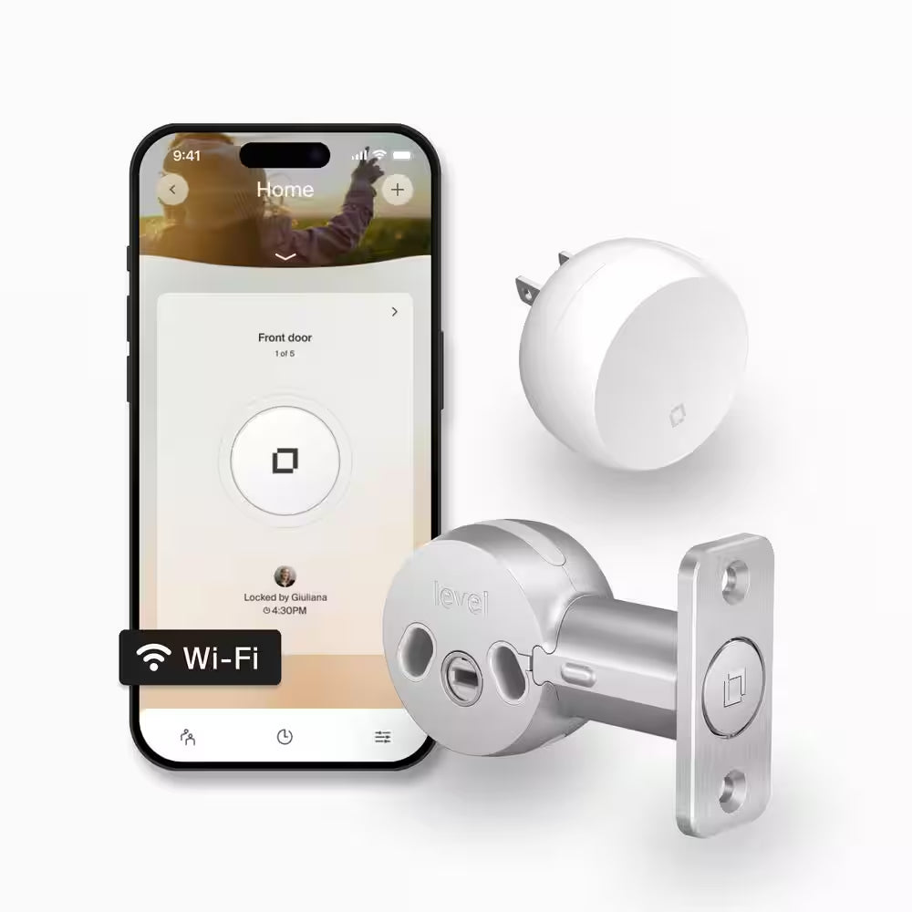 Bolt (Wi-Fi) Smart Lock Single Cylinder Deadbolt with Remote Access via App, Works with Apple, Alexa, Google