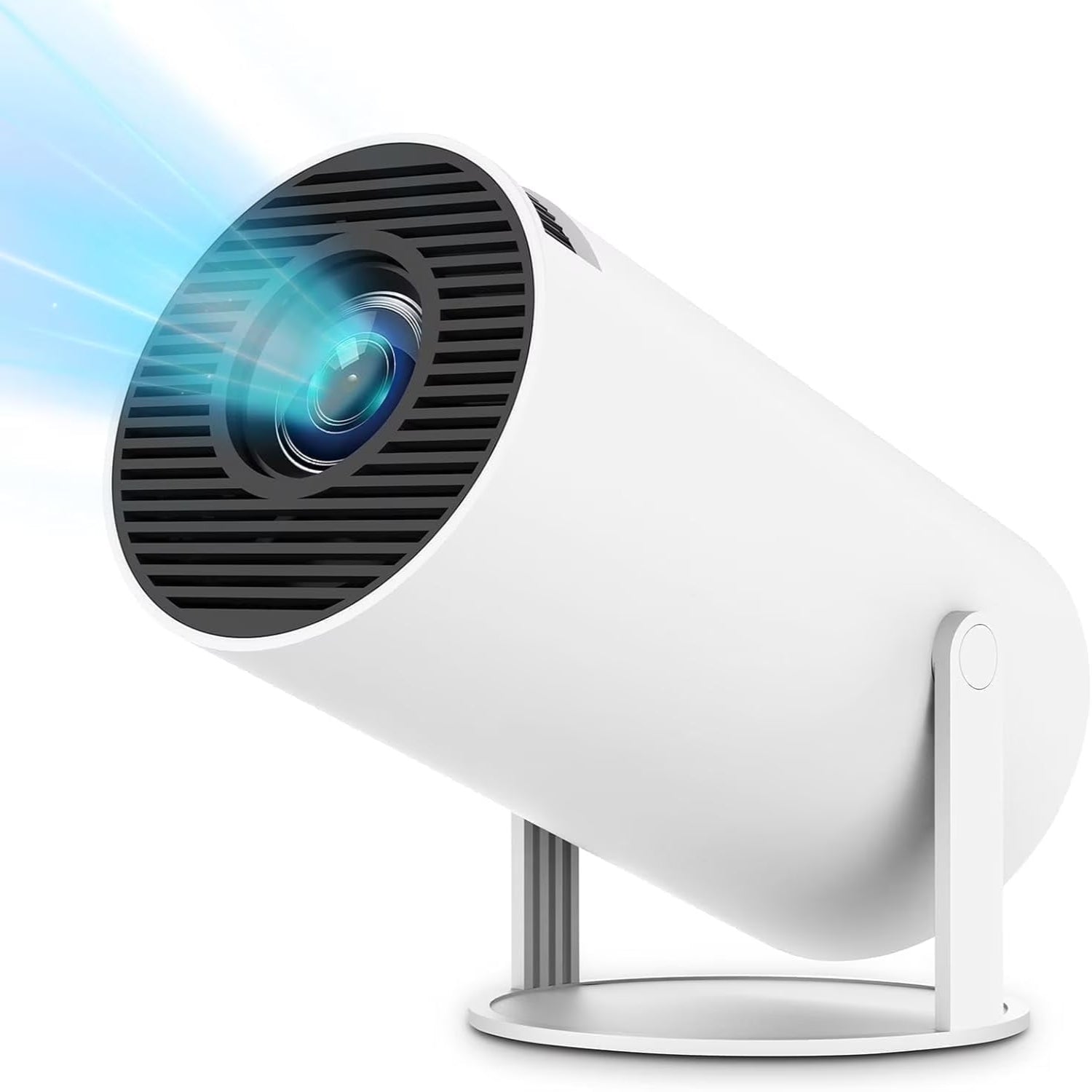 Mini Projector with Bluetooth and Wifi 6, 4K 1080P Support Portable Home Theater Projector for Laptop, PC, Smartphone